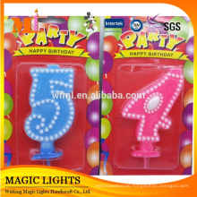 Splendid Wax Birthday Cake Number Shaped Candles